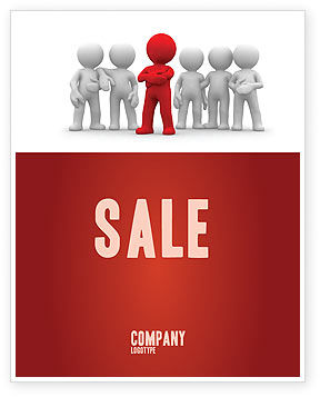 Team Leader Flyer Template, Background in Microsoft Word ...