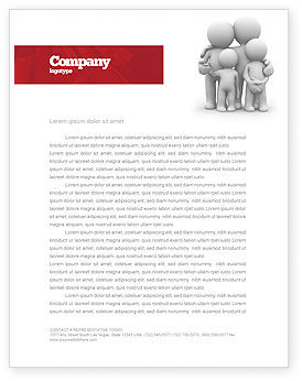 3D Family Letterhead Template, Layout for Microsoft Word, Adobe ...