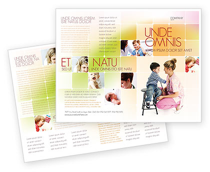 Medical: Plantilla de folleto - pediatría #06125