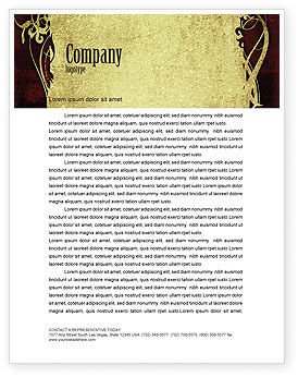 Abstract/Textures: Faded Ornament Letterhead Template #06215