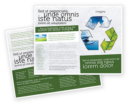 Recycle Brochure Template Design and Layout, Download Now, 06325 ...