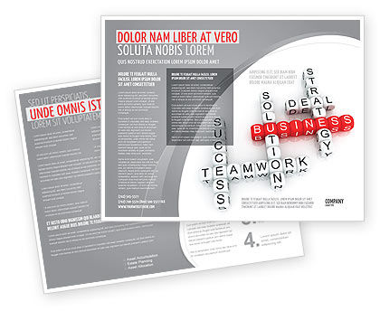 Team Building Puzzle Brochure Template Design And Layout Download Now 06348 Poweredtemplate Com Team Brochure Template