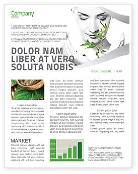 Bio Kosmetik Newsletter Vorlage Fur Microsoft Word Adobe Indesign Jetzt Herunterladen Poweredtemplate Com