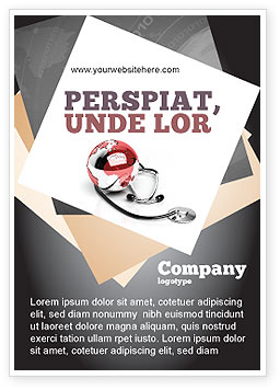 Business: Plantilla de publicidad - atención médica del mundo #07711