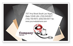 Business: Plantilla de tarjeta de visita - atención médica del mundo #07711