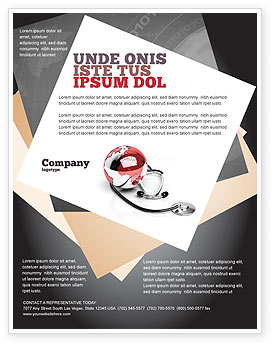 Business: Plantilla de volante - atención médica del mundo #07711