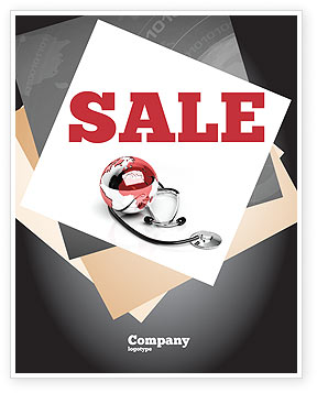 Business: Plantilla de póster - atención médica del mundo #07711