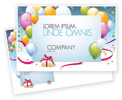 Microsoft Office Greeting Card Template from i.poweredtemplates.com