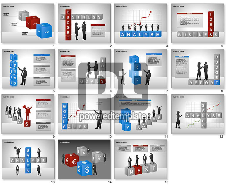 Diagrammes des cubes d'affaires