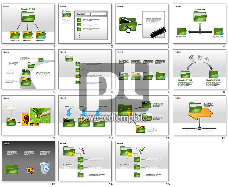 Folders formas coleção