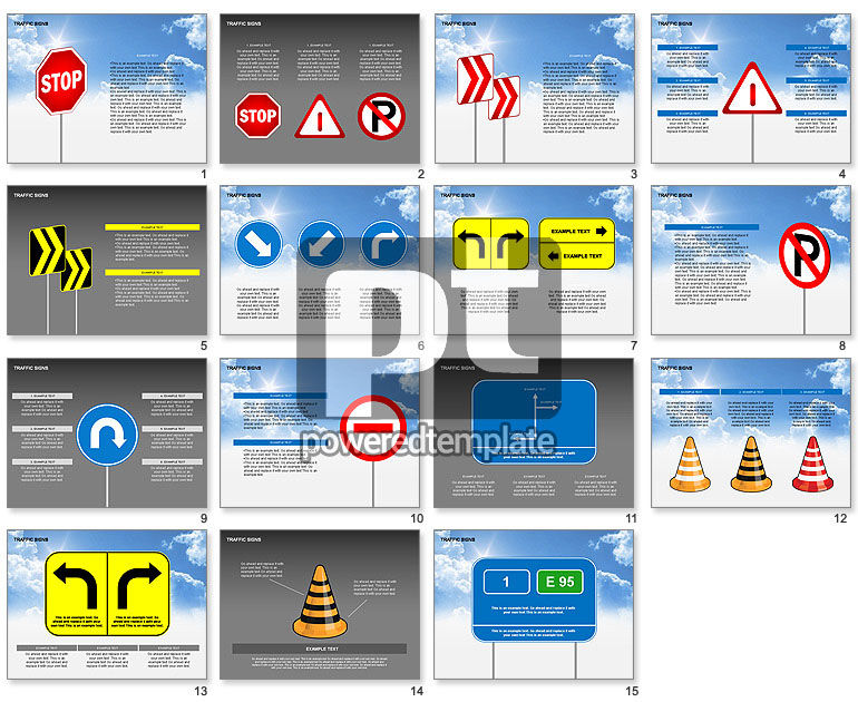  Diagramas de sinais de trânsito