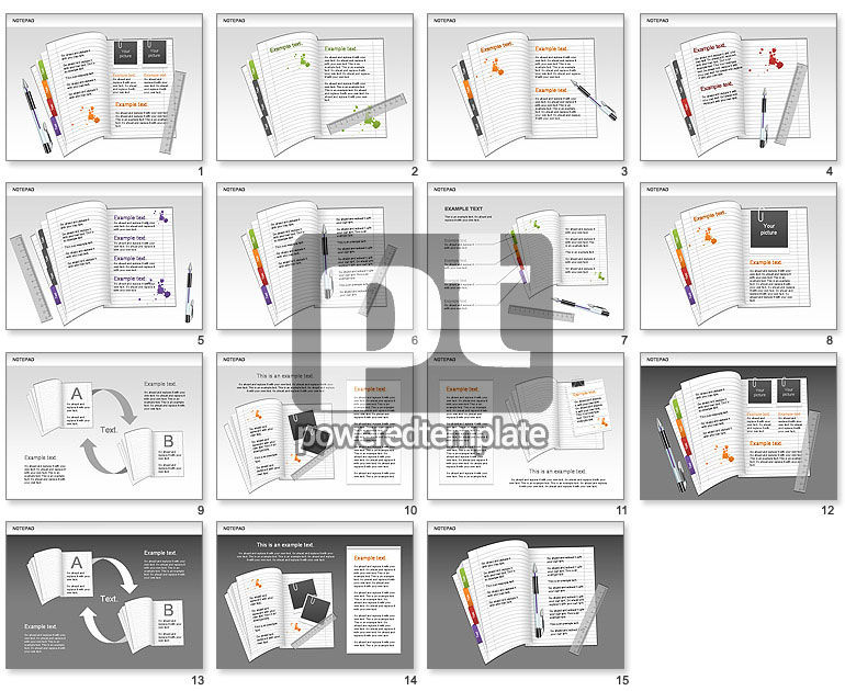 Notepad Shapes and Diagrams