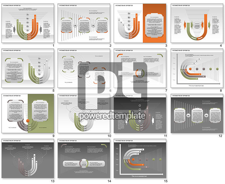 Interação do diagrama dos opostos