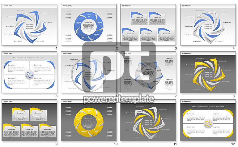 Gráfico de redemoinho de poder