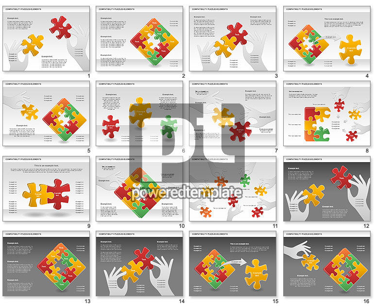 Kompatibilität Puzzle-Diagramm