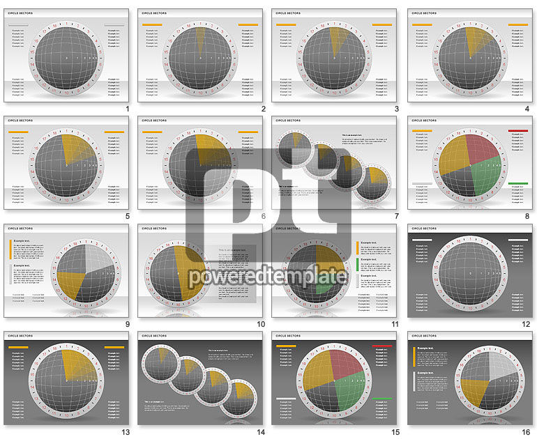 Gráfico de sectores circulares