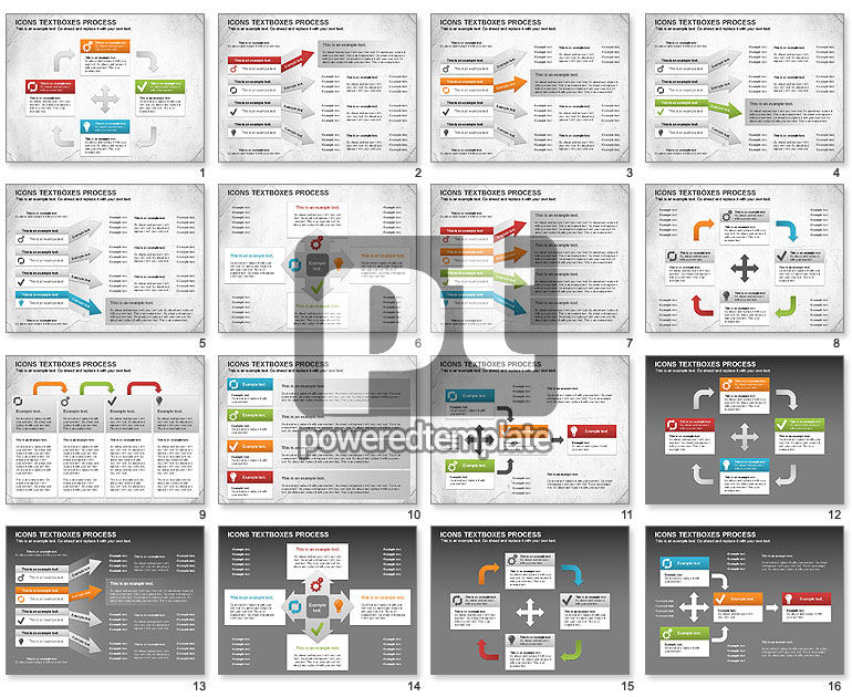 Scorecards équilibrés avec des icônes