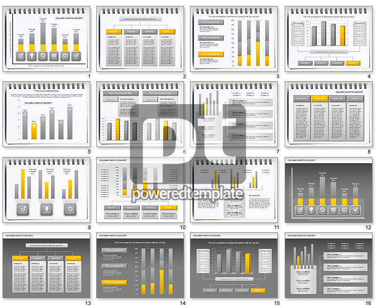 Concept de tableau de colonne