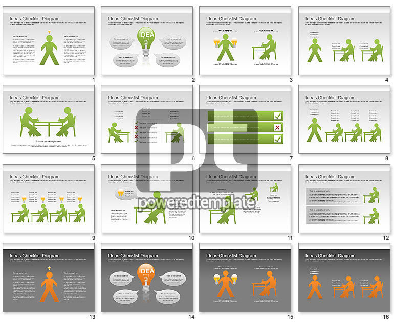 Diagrama de la lista de comprobación de ideas