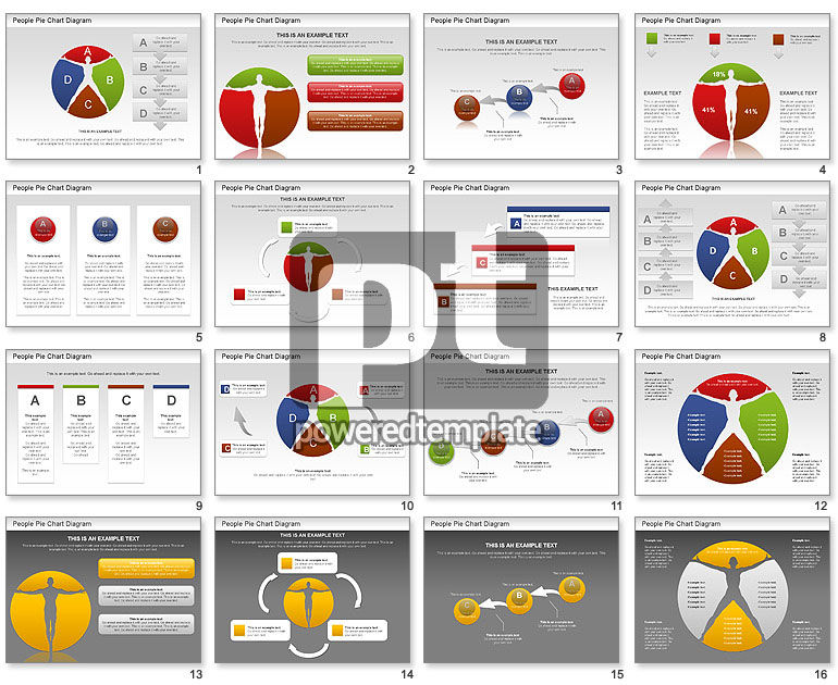 Mensen cirkeldiagram