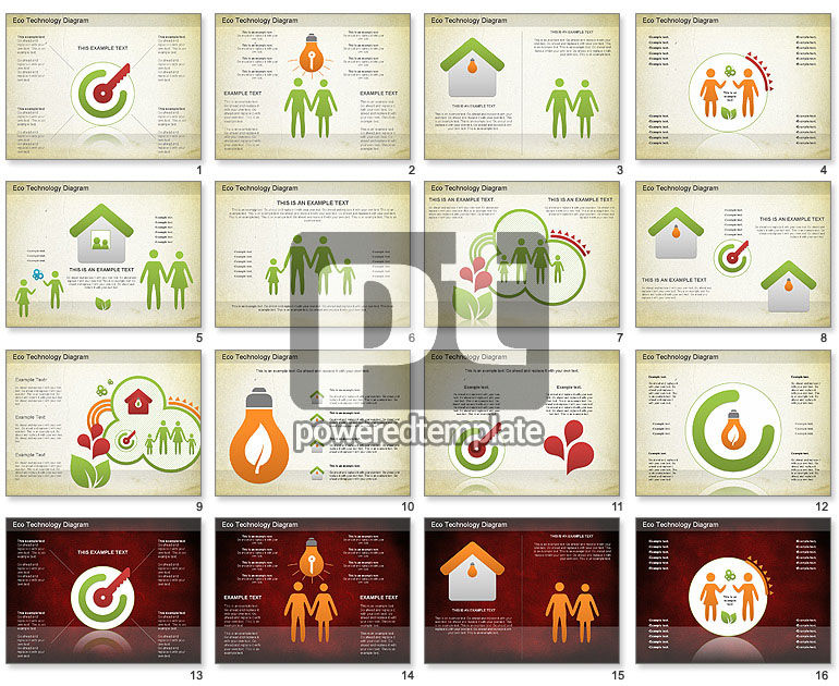 Eco home technology Diagramm