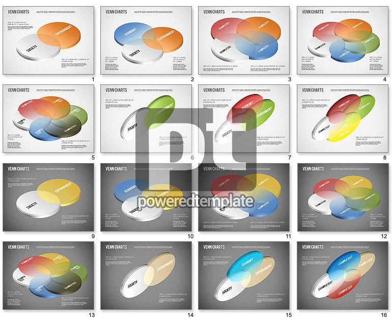 Diagramma colorato venn