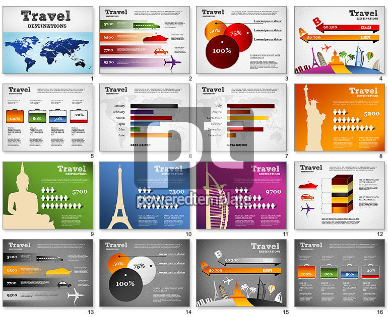 Travel Destinations Diagram