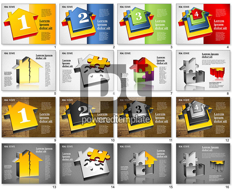 Diagramme du puzzle immobilier