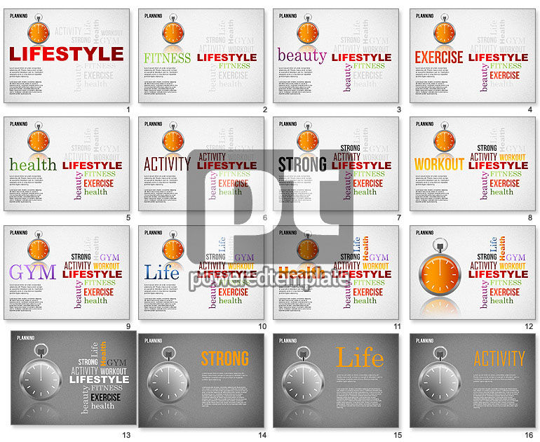 Lifestyle-Planungsdiagramm