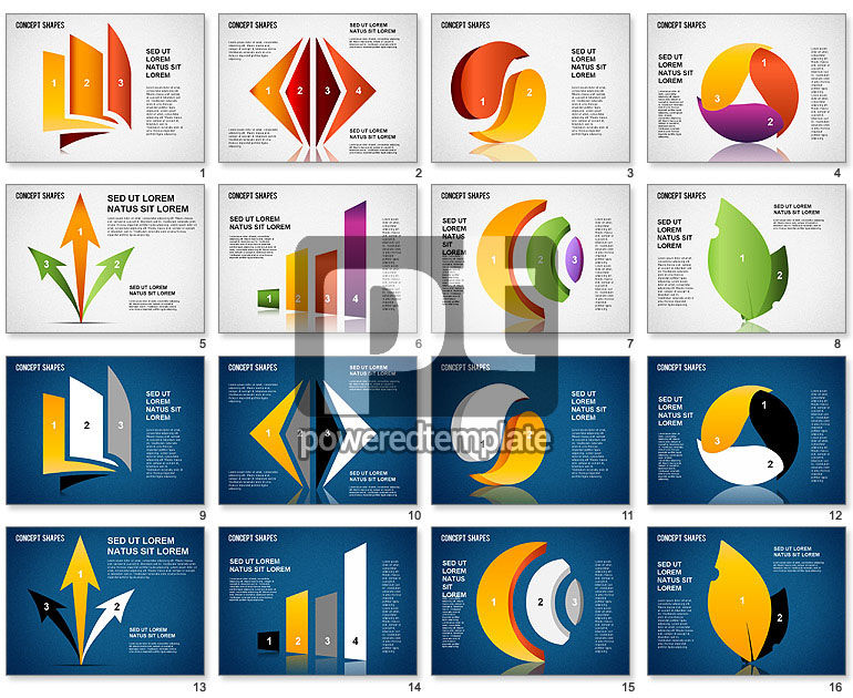 Ensemble de formes de concept