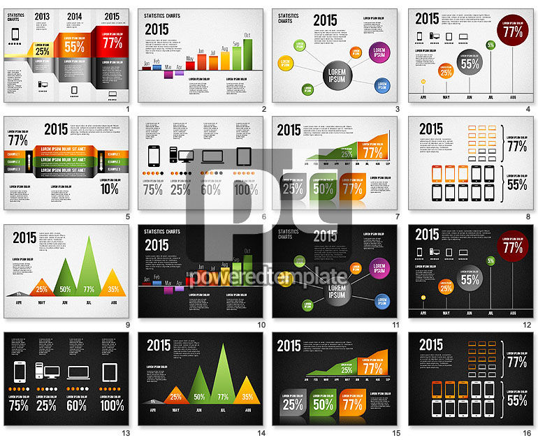 Cuadro de herramientas de gráficos de Infographics