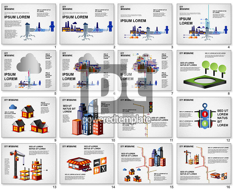 도시 infographics