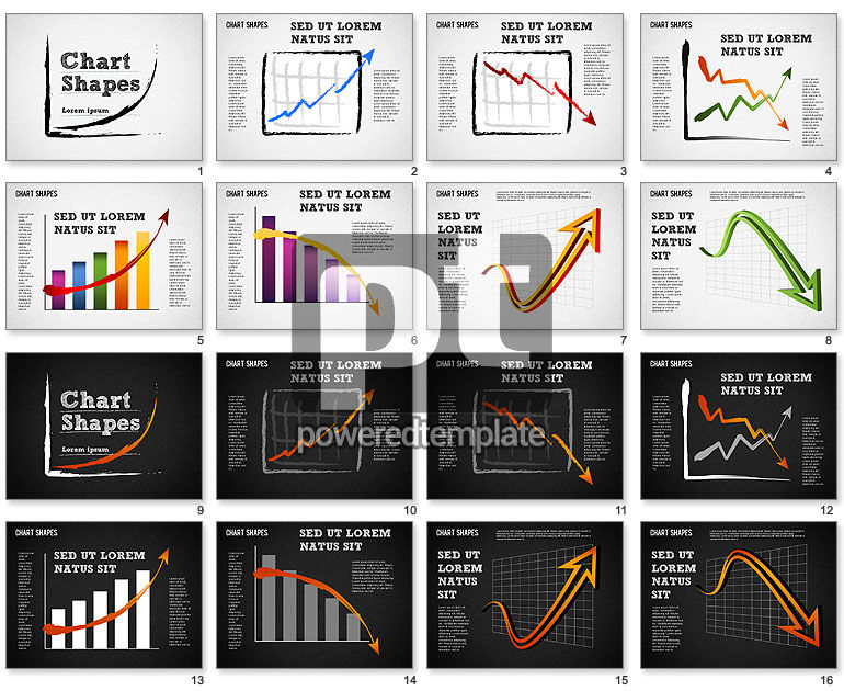 Chart Shapes Presentation Template For Google Slides And Powerpoint 01363