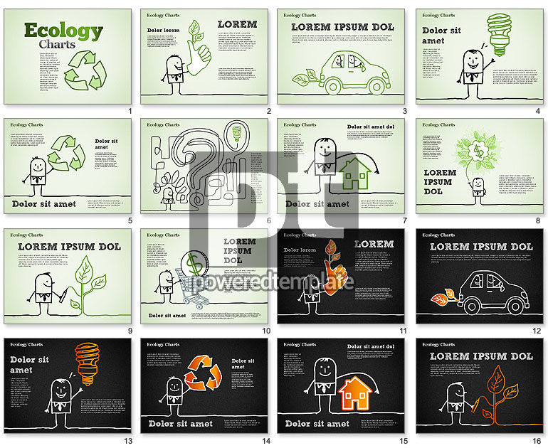 Graphique écologique drôle