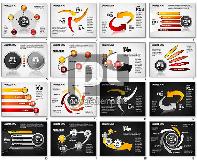 Diagrammen en vormen instellen