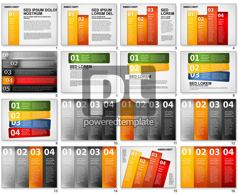 Bookmark com caixa de ferramentas de números