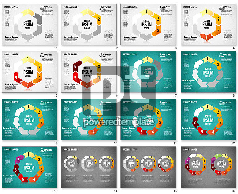 Circular Process Shapes