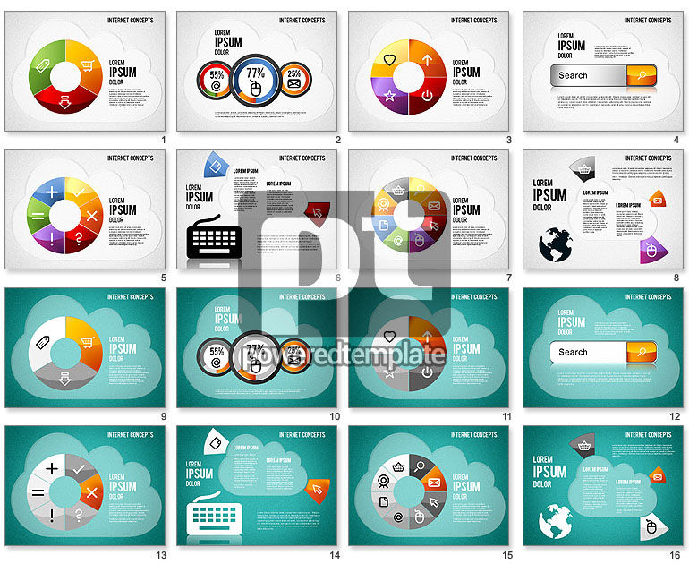 Internet concepten diagram