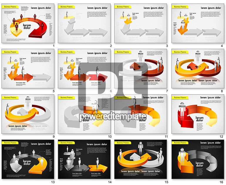 Business process pijlen