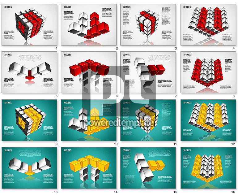 Complex 3d cubos