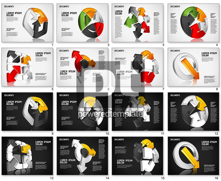 Formas de las direcciones tridimensionales