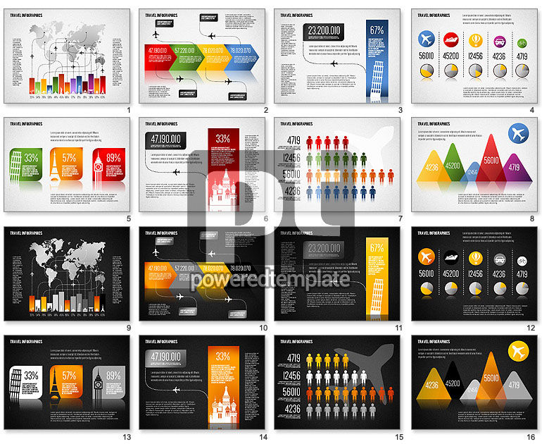 여행 infographics