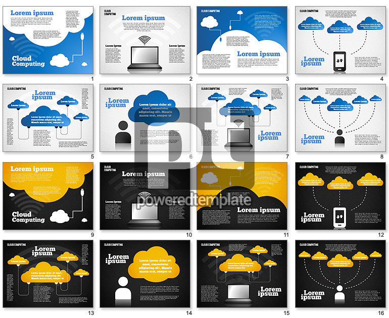 Cloud diagrama de computação distribuída