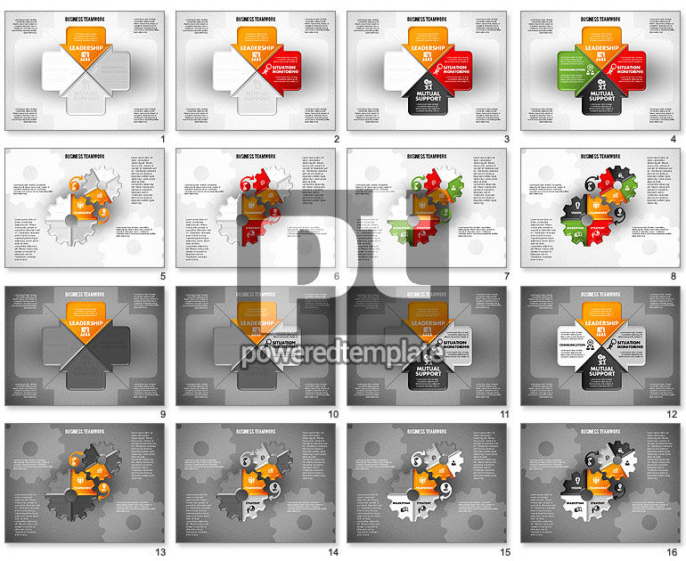 Proceso de trabajo en equipo empresarial