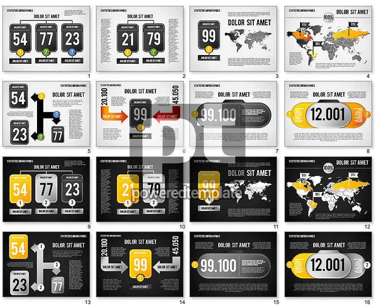 Road Statistics Infographics