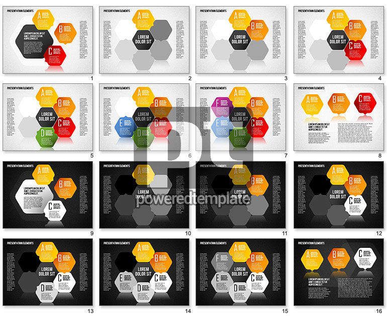 Diagramma fase con esagoni