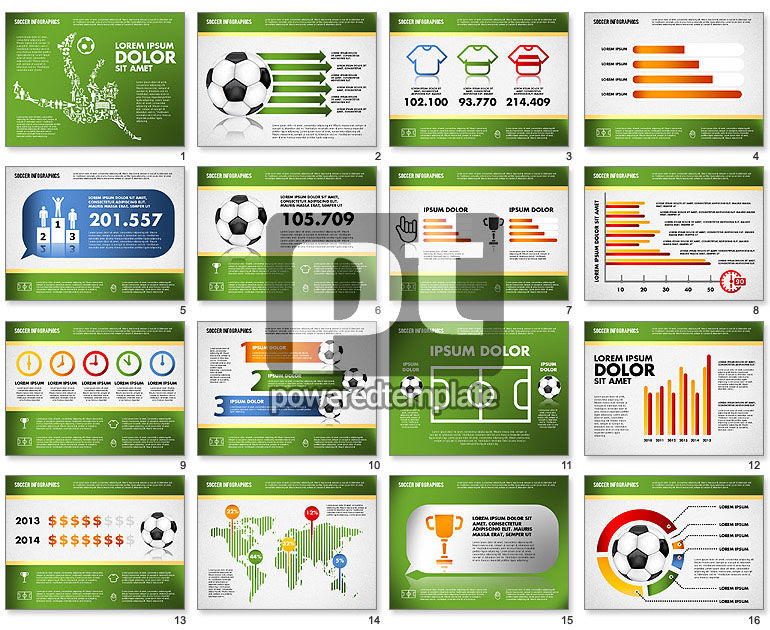 Infografica di calcio