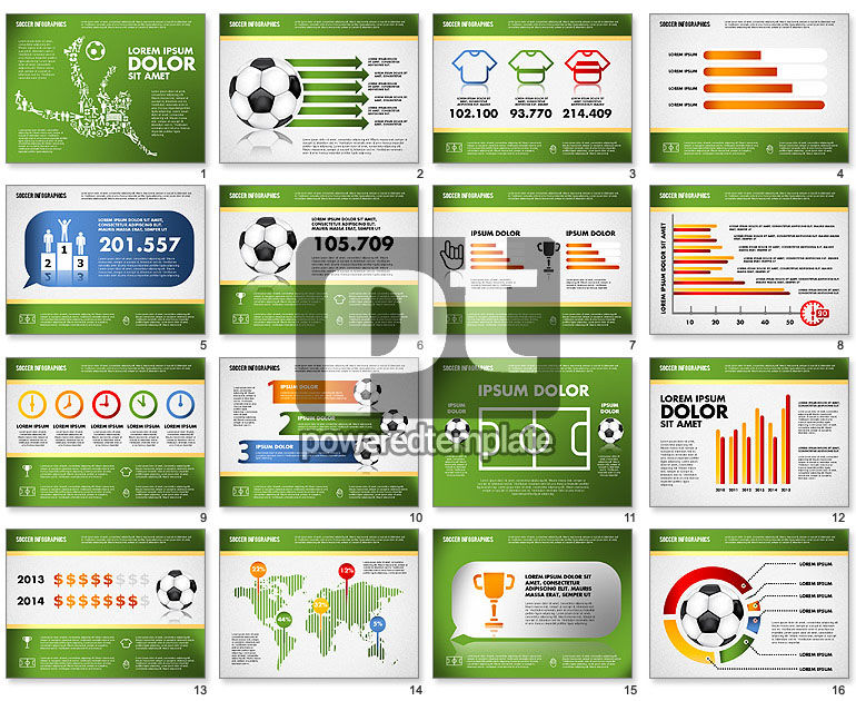 Infographie de football