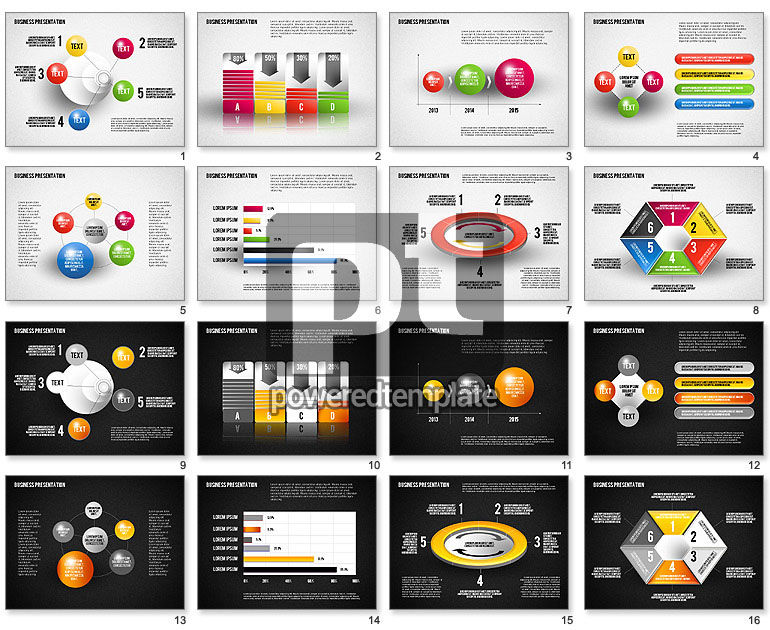 Diagrammes de présentation des entreprises