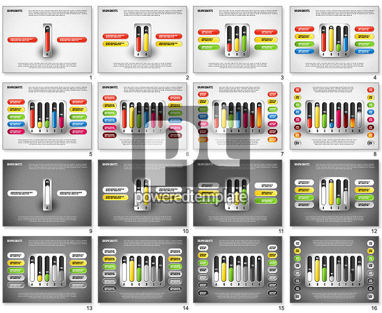 Grafici grafico colorate